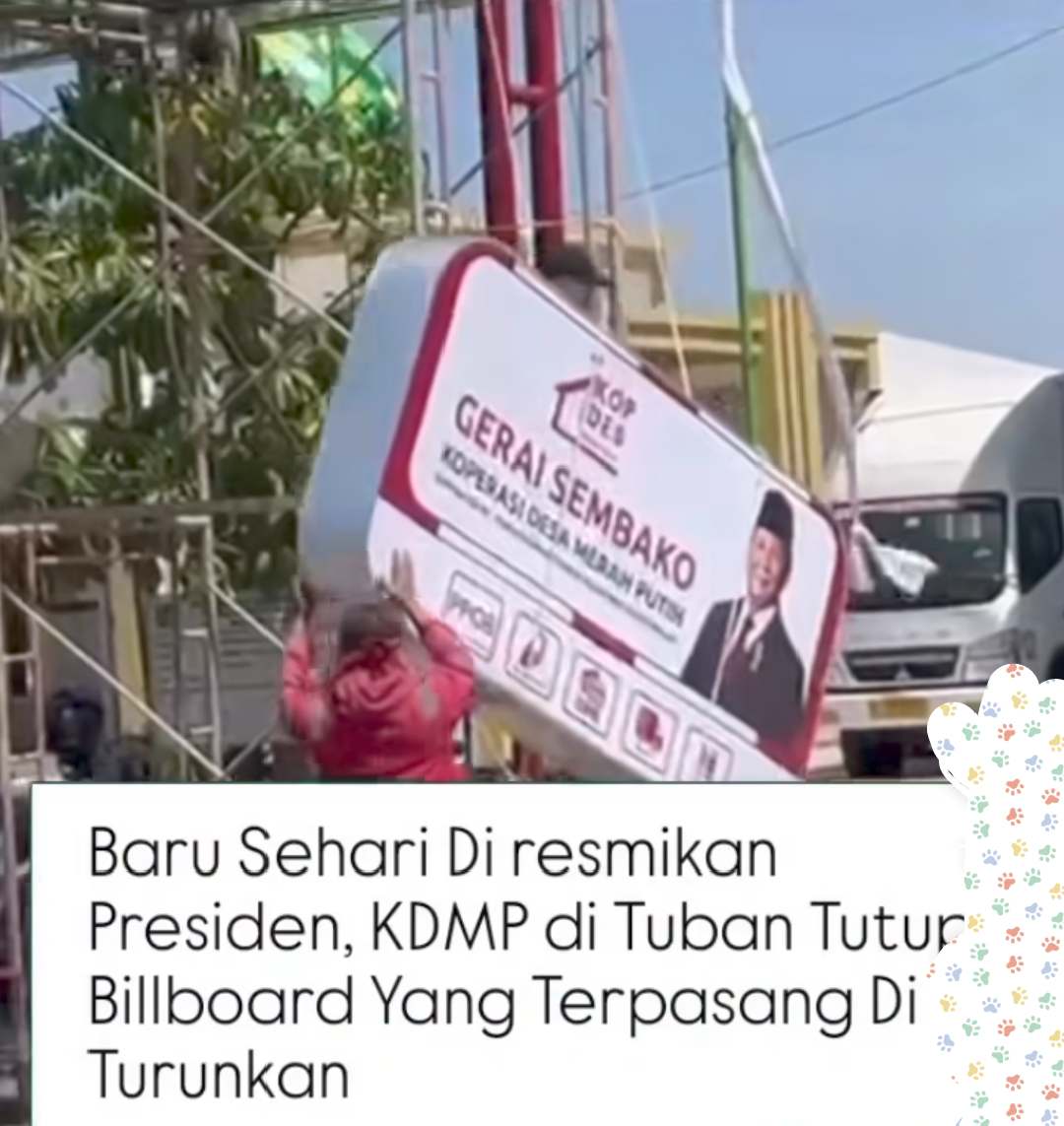 Sehari Hidup, Sehari Mati: Nasib Tragis KDMP Pucangan yang Diresmikan Presiden