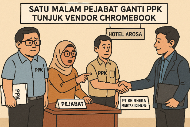 Satu Malam Pejabat Ganti PPK Tunjuk Vendor Chromebook, Kasusnya Masih Bergulir 