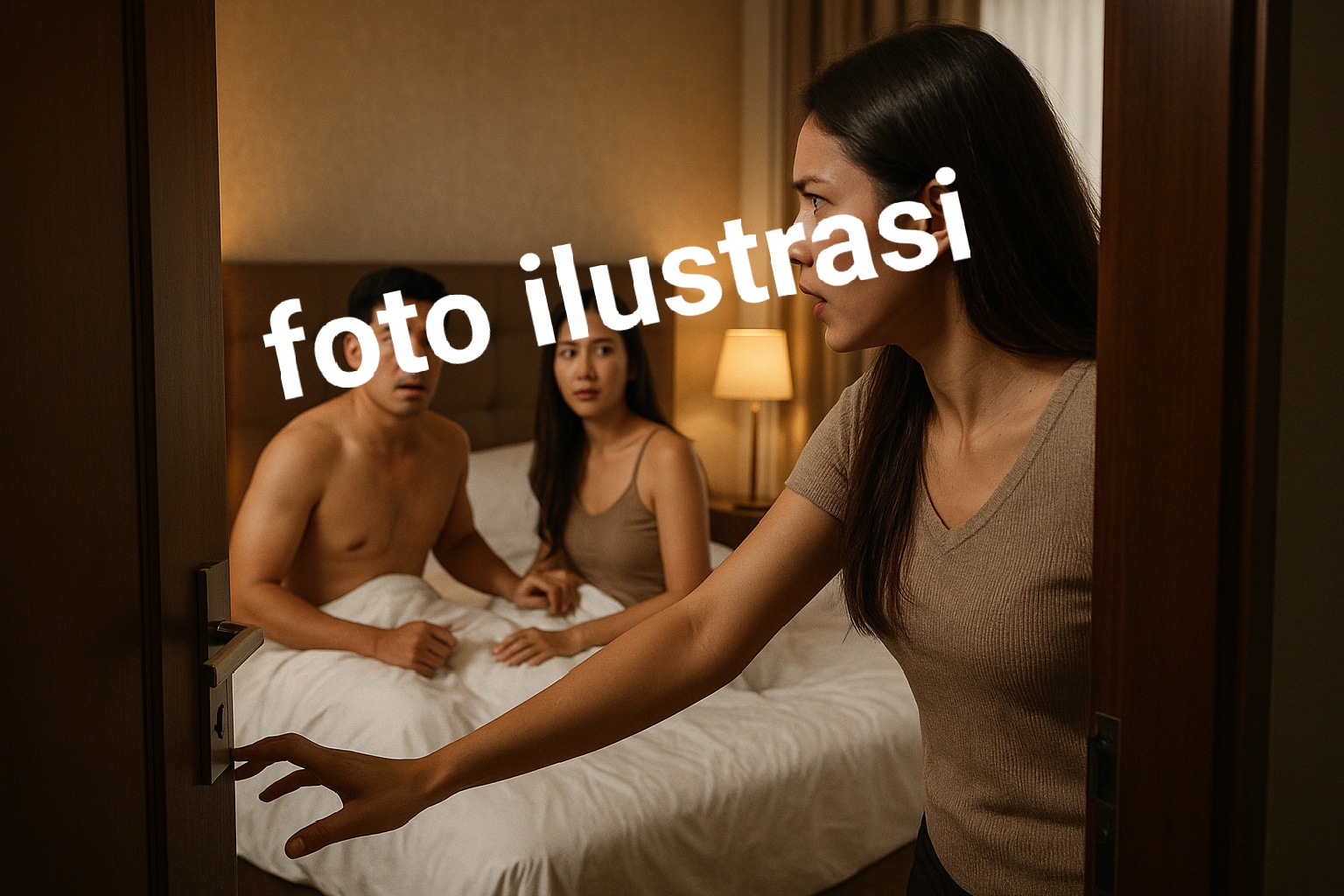 ASN Digerebek Istri Saat Sekamar dengan Selingkuhan Dalam Hotel