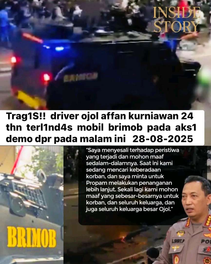 Saat Demo. Mobil Polisi Melindas Rakyat, Demokrasi Kian Terkubur