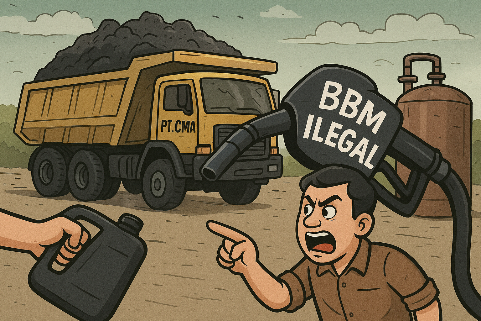PT. CMA Diduga Gunakan BBM Ilegal di Jalur Hauling Batubara, Penegakan Hukum Dipertanyakan