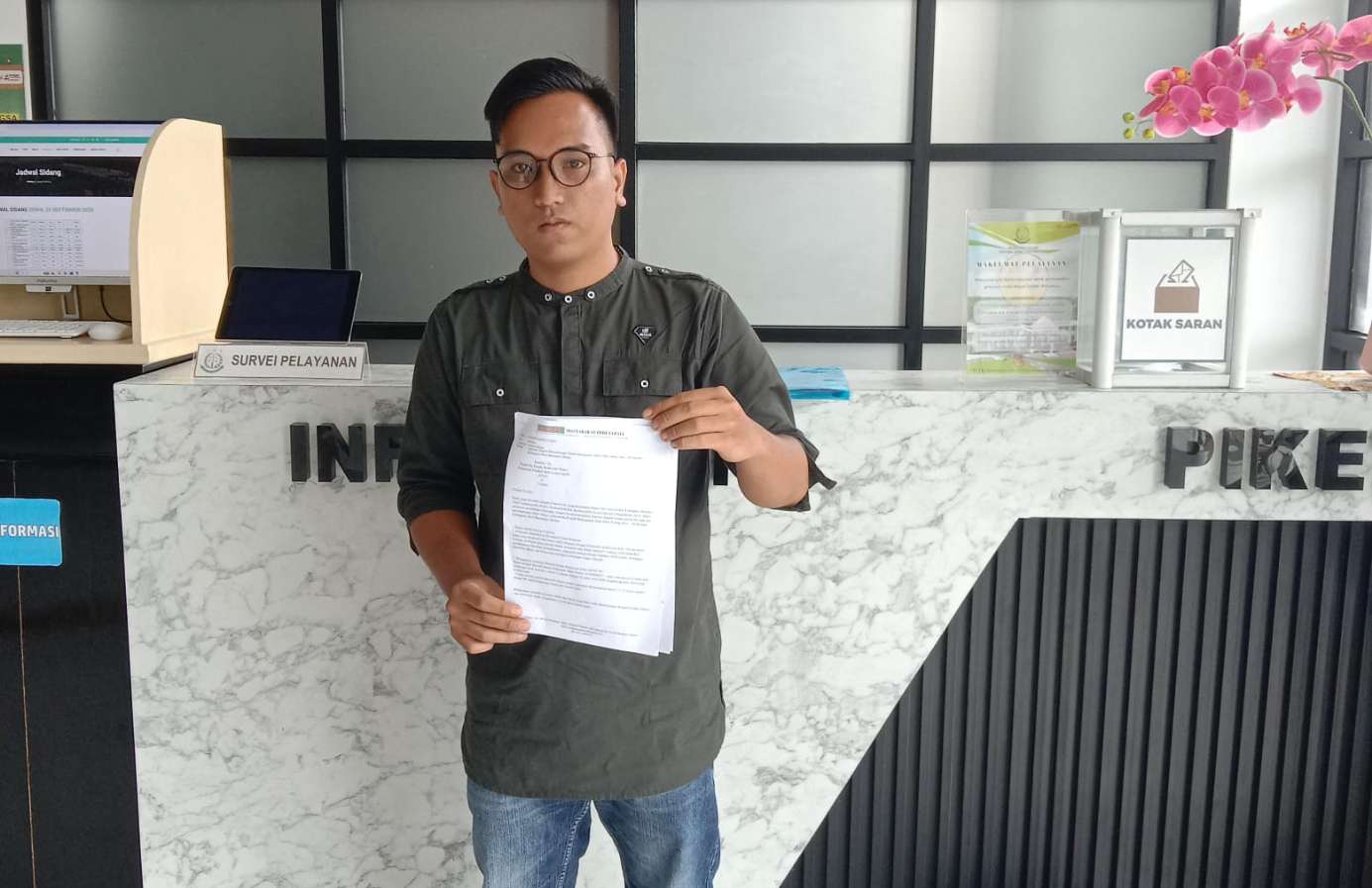 MPP Laporkan Dugaan Kejanggalan Proyek Jalan Talang Akar ke Kejari PALI