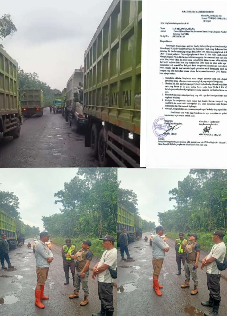 Warga Hentikan Hauling, PT SLR Dinilai Abaikan Pencemaran