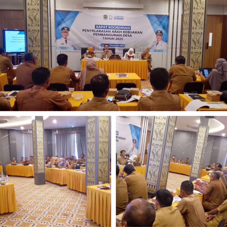 Bupati Asgianto Tegaskan Sinkronisasi Pembangunan Desa 2025