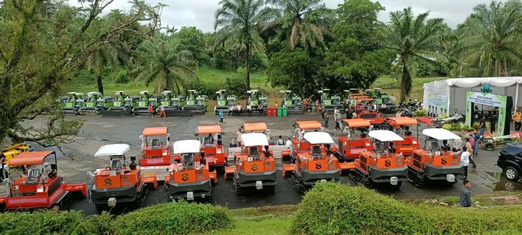 Ratusan Alsintan Turun ke PALI, Asgianto Gaspol Wujudkan Lumbung Padi Nasional