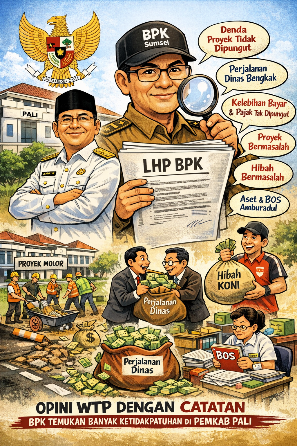Membaca Kepatuhan dan Tata Kelola Keuangan Pemkab PALI dalam LHP BPK RI Tahun 2022
