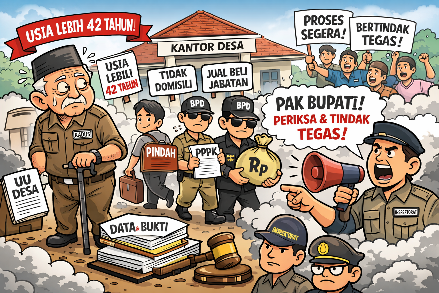 Kadus Over Usia dan BPD Bermasalah, Warga Air Itam Timur Desak Pemkab PALI Bertindak