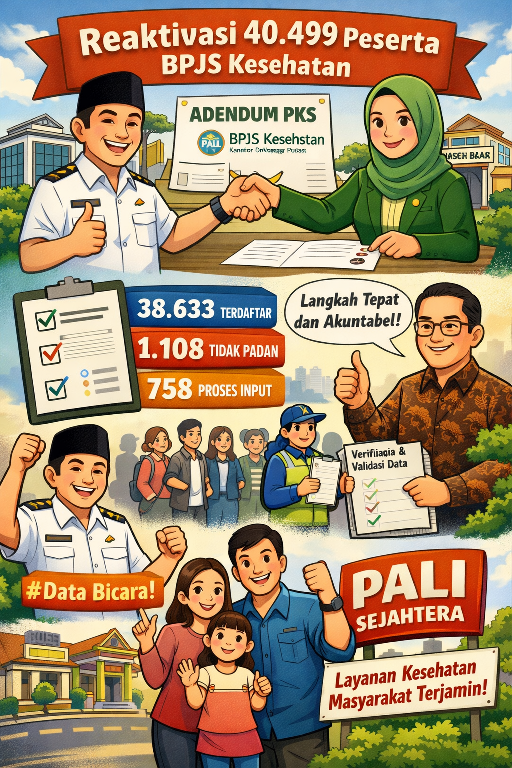 Data BPJS Kesehatan Tegaskan Ketepatan Langkah Bupati PALI Asgianto