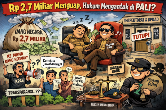 Rp2,7 Miliar Menguap, Hukum Mengantuk di PALI?