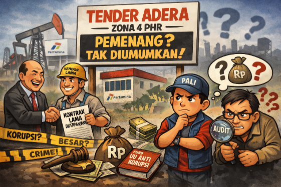 Tender Adera Disorot: Pemenang Tak Diumumkan, Kontrak Lama Terus Diperpanjang
